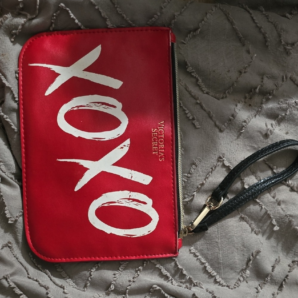 Victoria's Secret Bold Red XOXO Wristlet